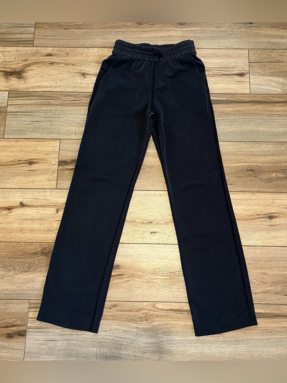 Lululemon Softstreme High Rise Athletic Pants Women's Size 2 Black Pull On